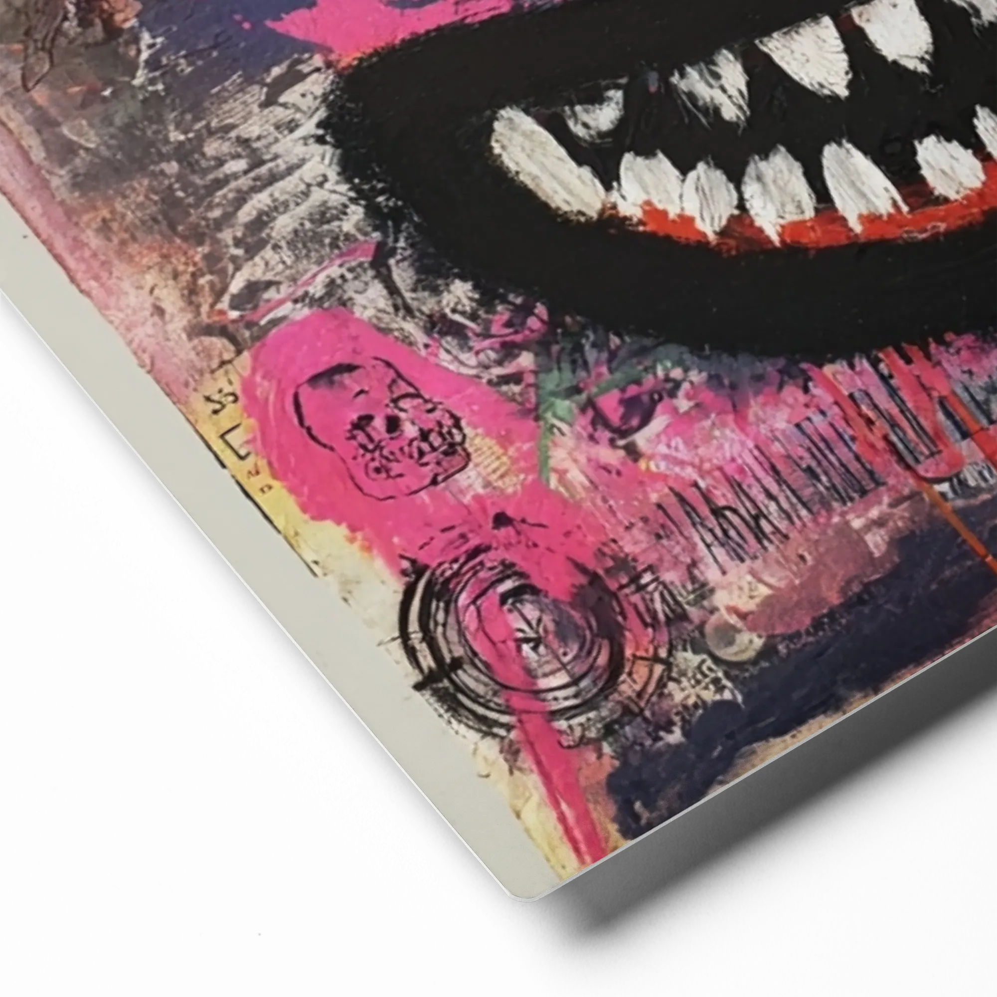 Grinning Neo-Expressionist Face | Art Print