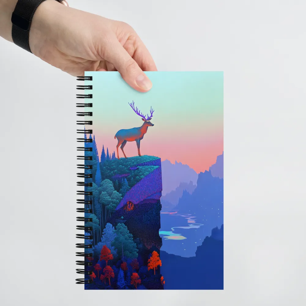 Sentinel of the Lumina Peaks 
 Spiral Notebook | 140 pages