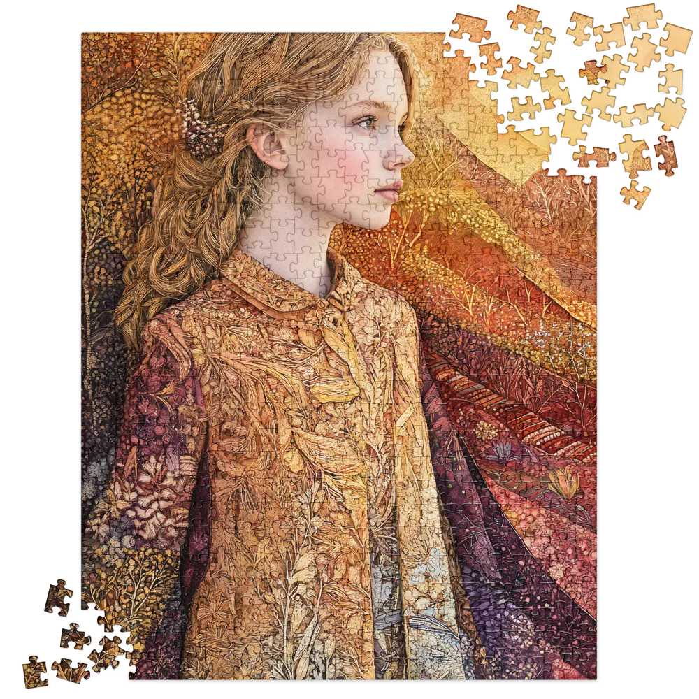 Art Nouveau Portrait 
 Jigsaw Puzzle