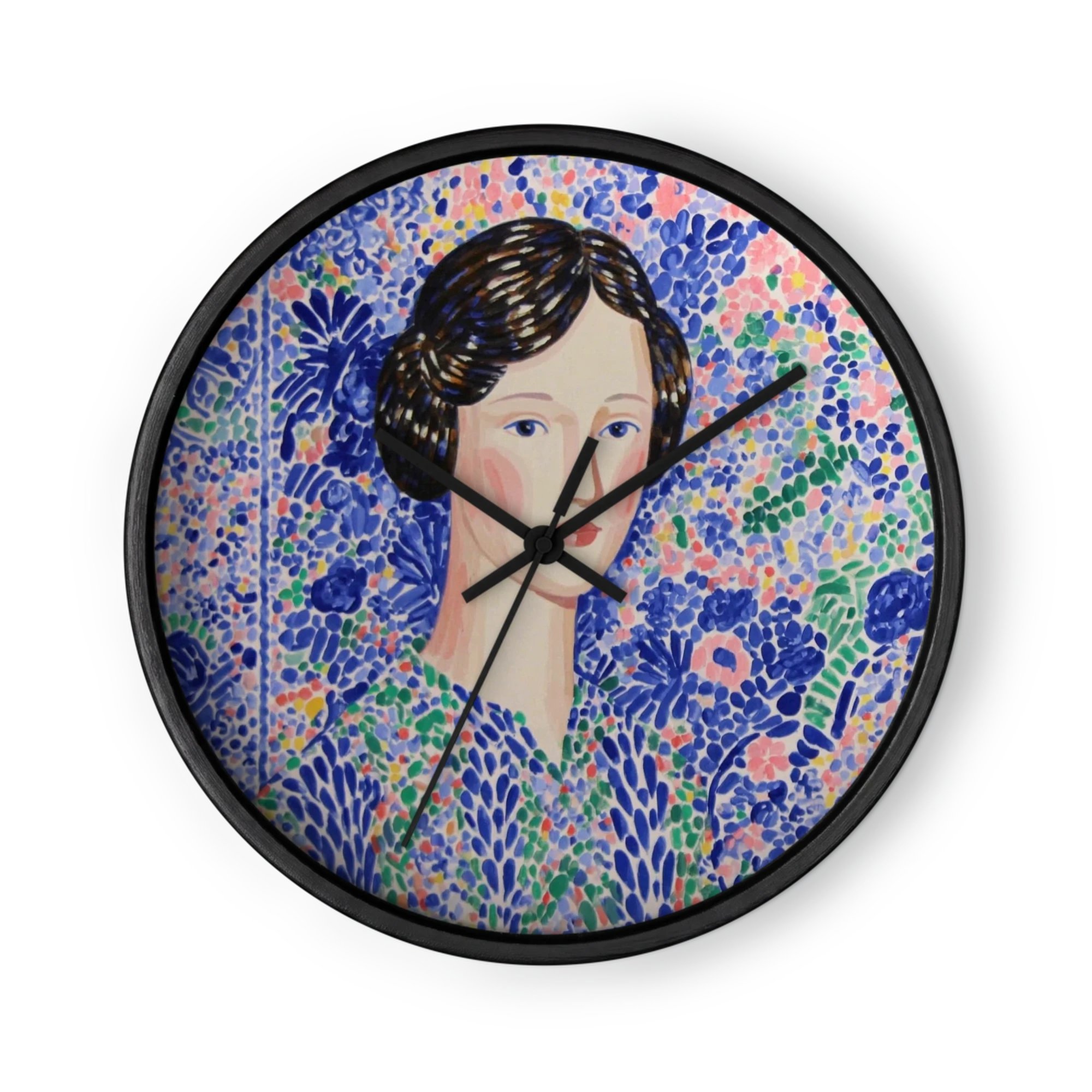 Lady in Blue Patterns