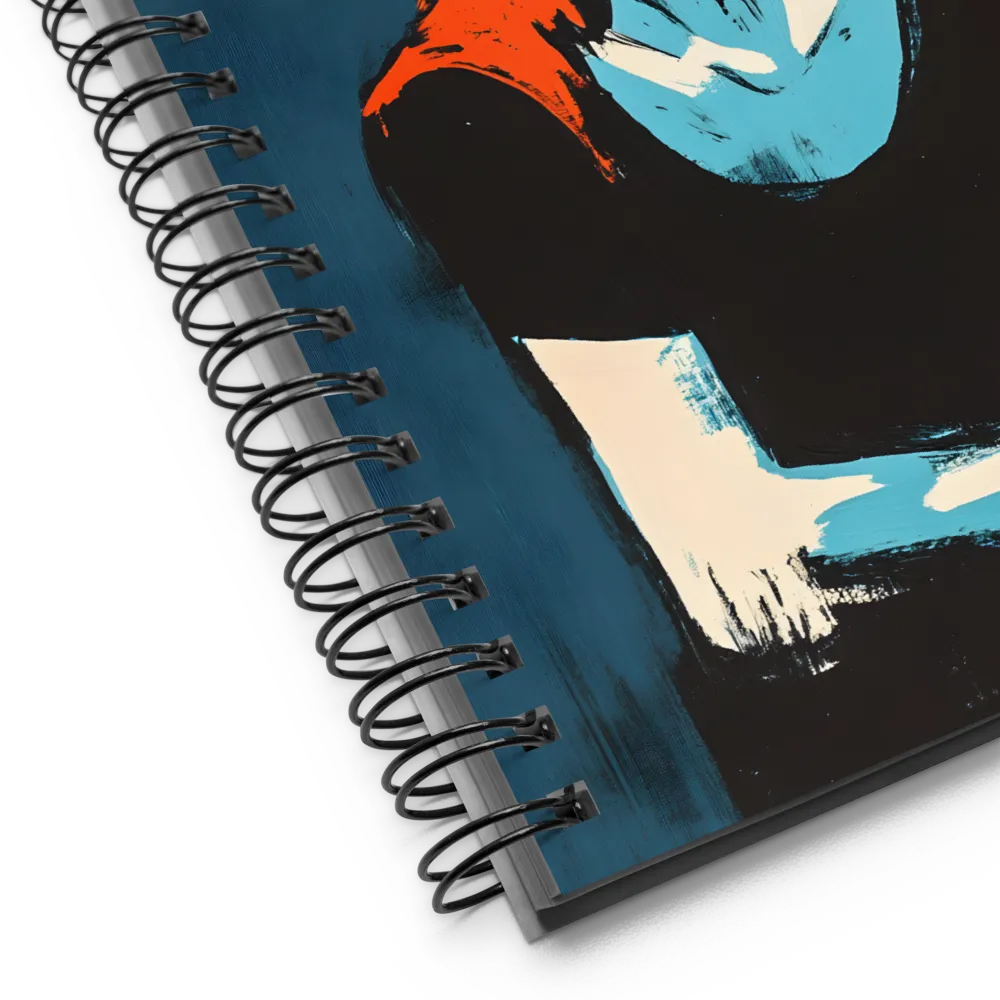 Expressive Redhead Portrait 
 Spiral Notebook | 140 pages