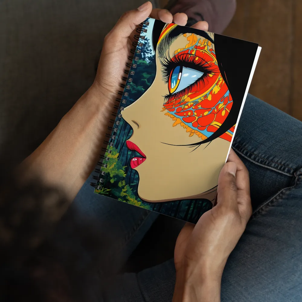 Vibrant Gaze 
 Spiral Notebook | 140 pages