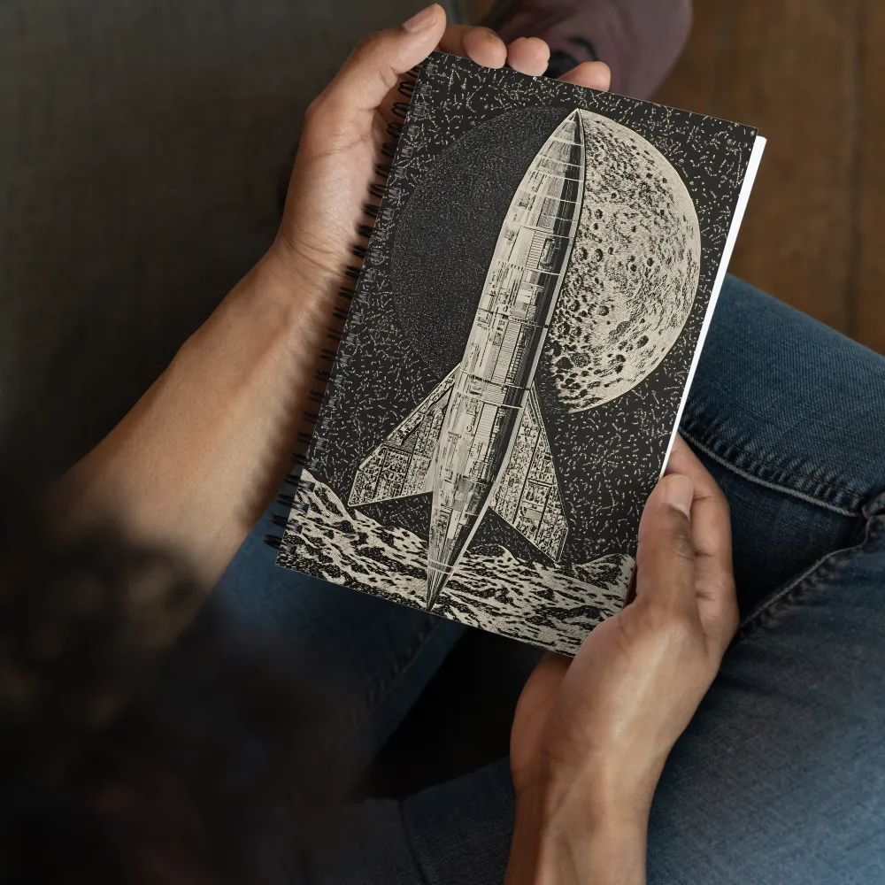 Lunar Ascent 
 Spiral Notebook | 140 pages