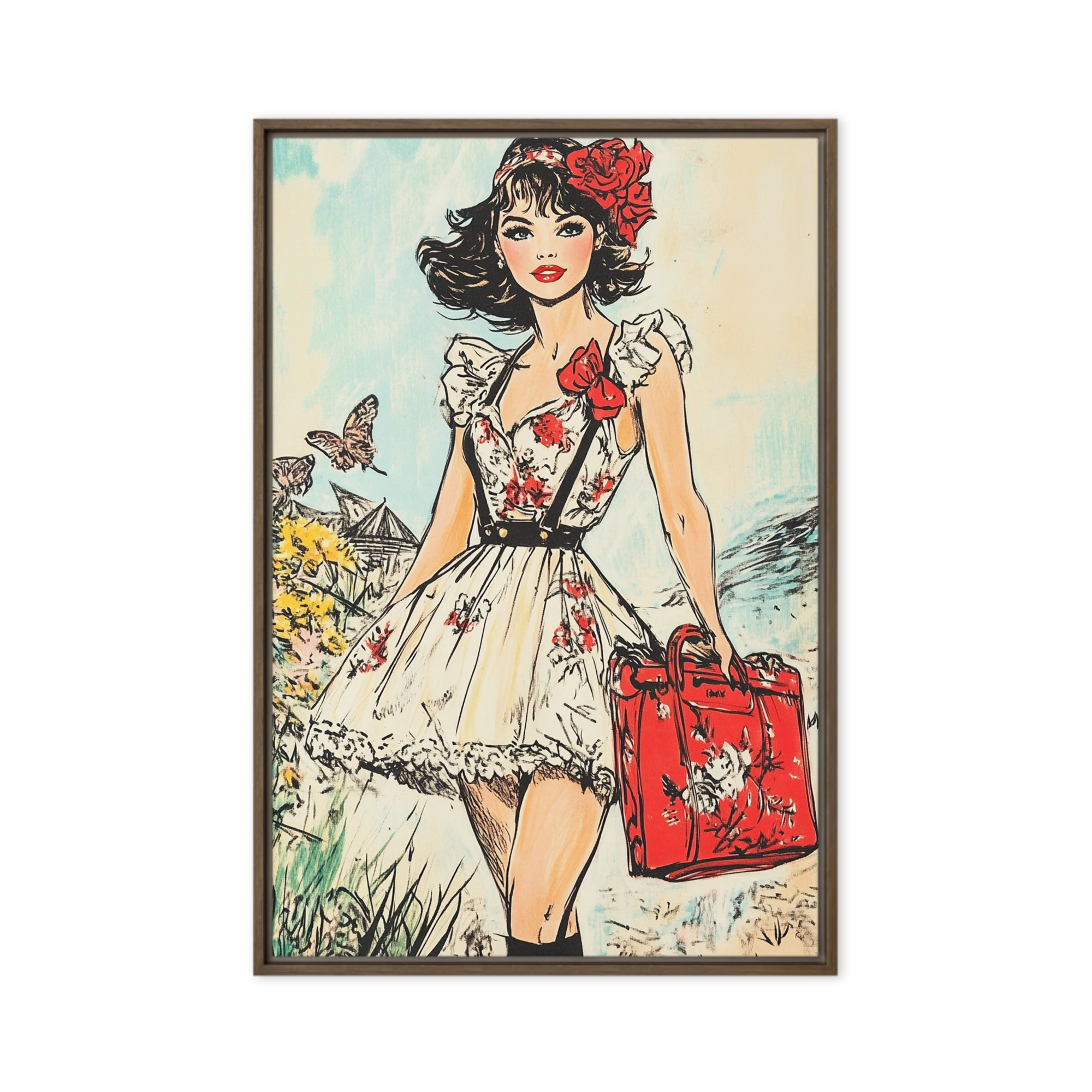 Pin-up Summer Journey | Art Print