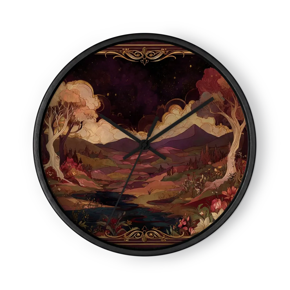 Enchanted River Valley | Wall Clock