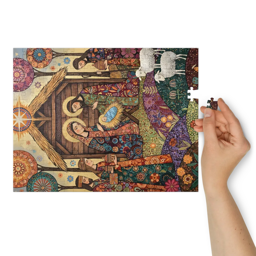 Floral Nativity | Jigsaw Puzzles