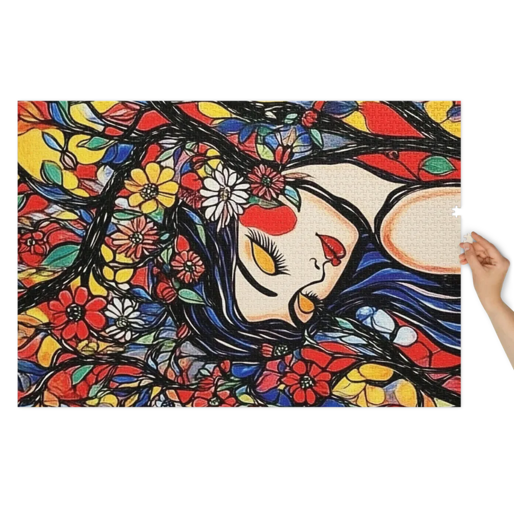 O Jardim de Vitrais 
 Puzzle em caixa de metal