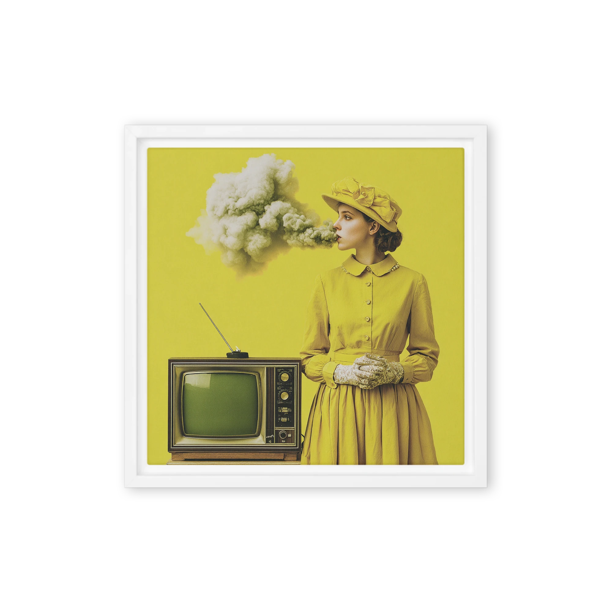 Retro Smoke Portrait
