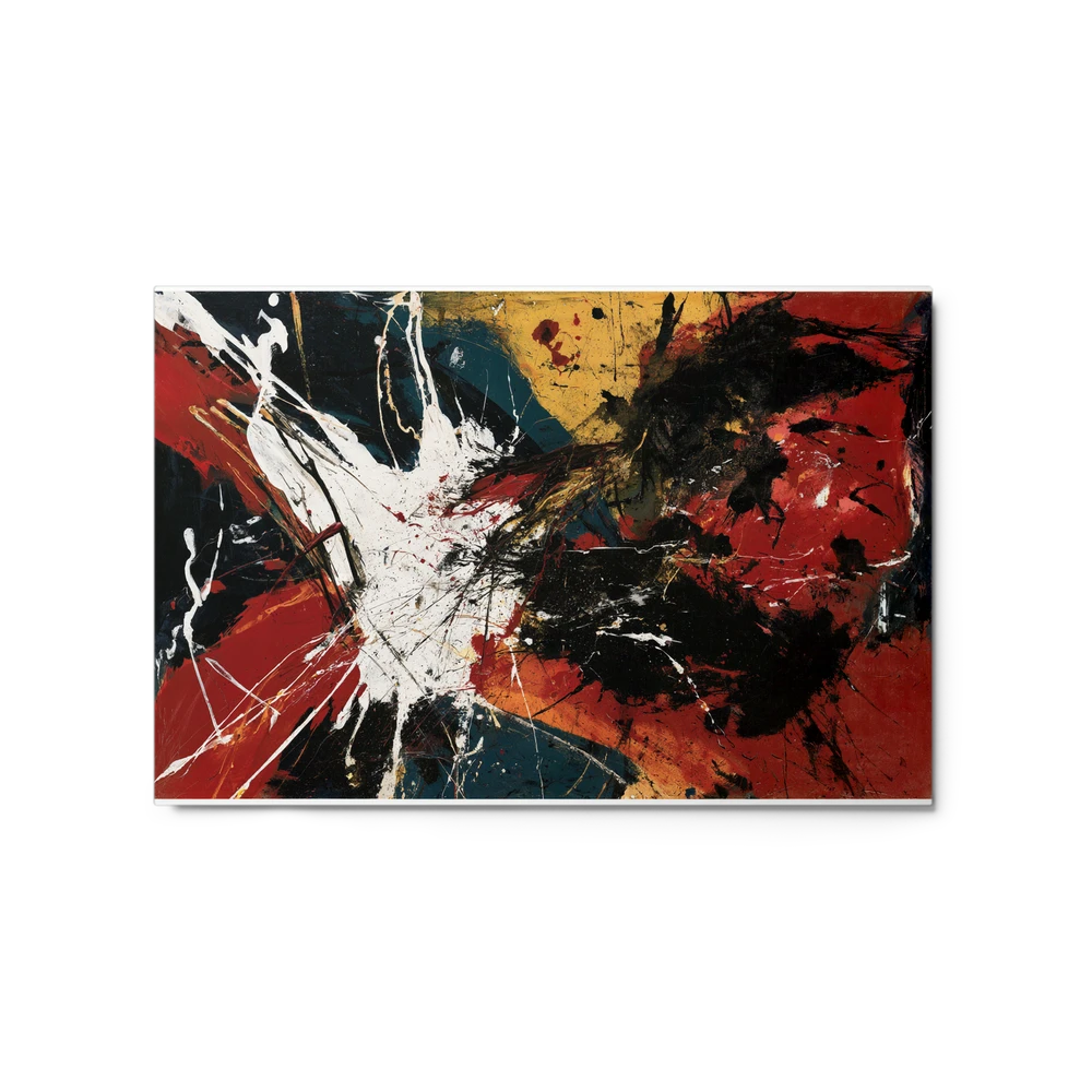 Dynamic Splatter Abstraction | Art Print