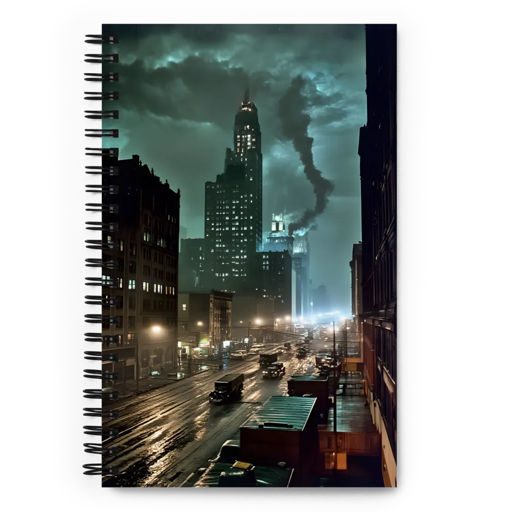 Nocturnal Metropolis 
 Spiral Notebook | 140 pages