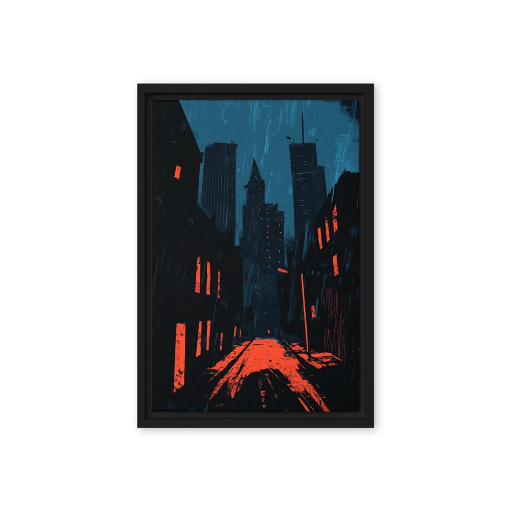Neo-Noir Rain | Art Print