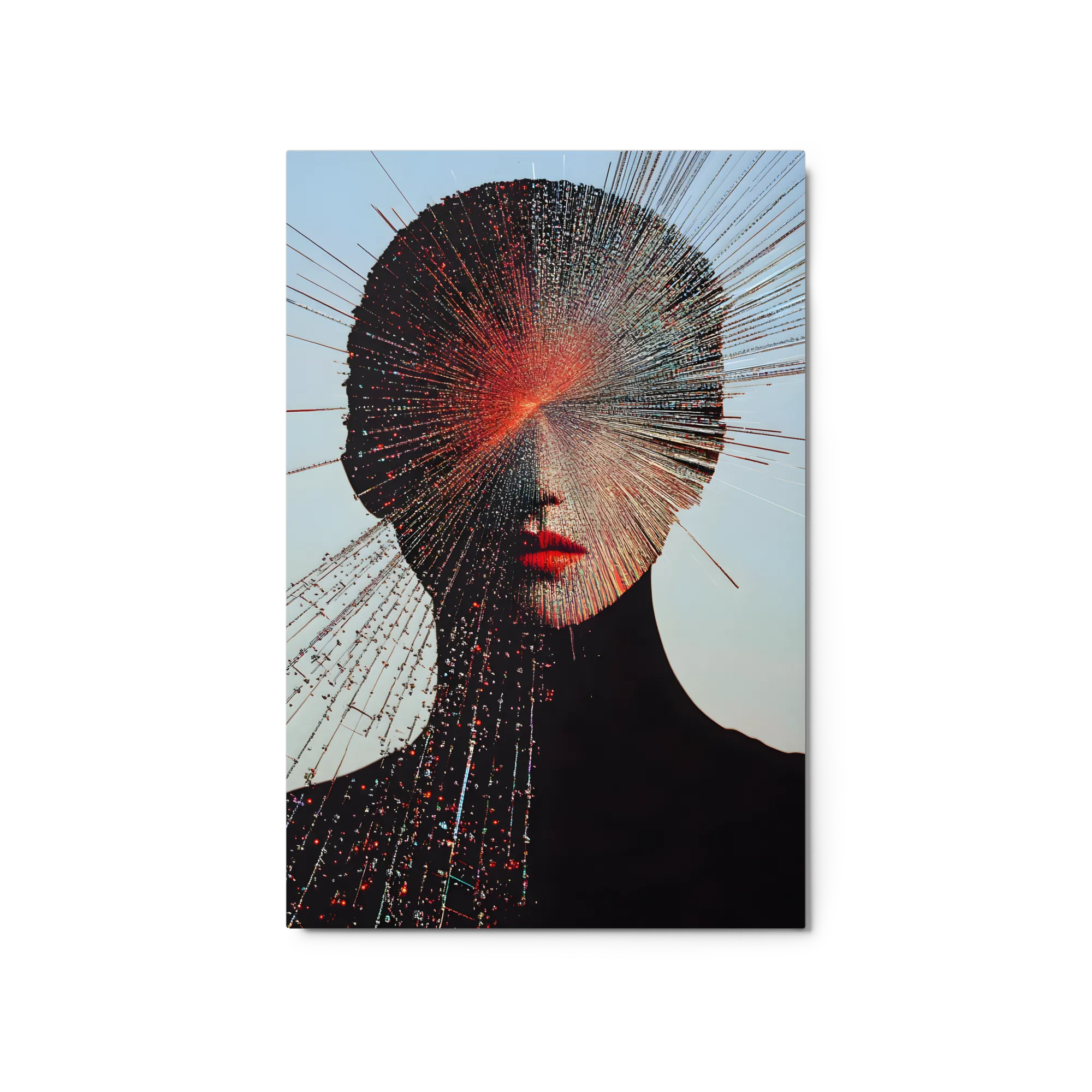 Digital Zersplitterter Blick