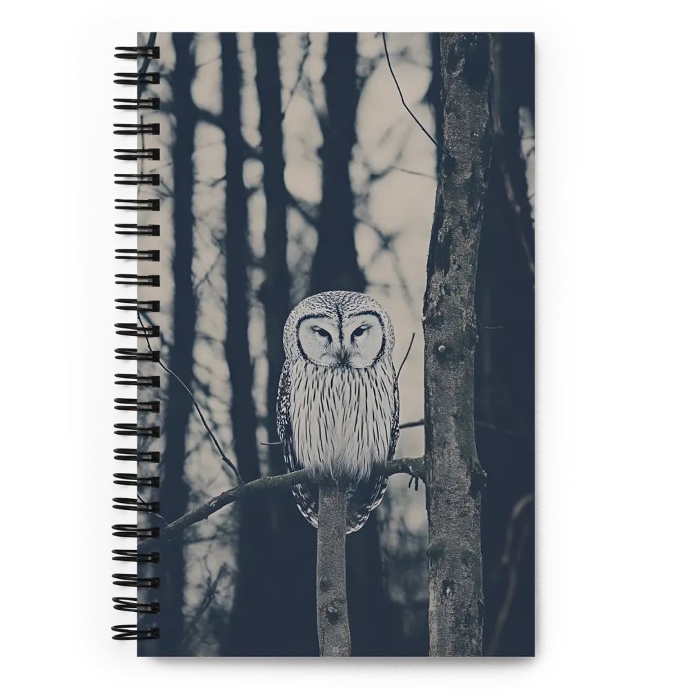 Watchful Forest Owl 
 Spiral Notebook | 140 pages
