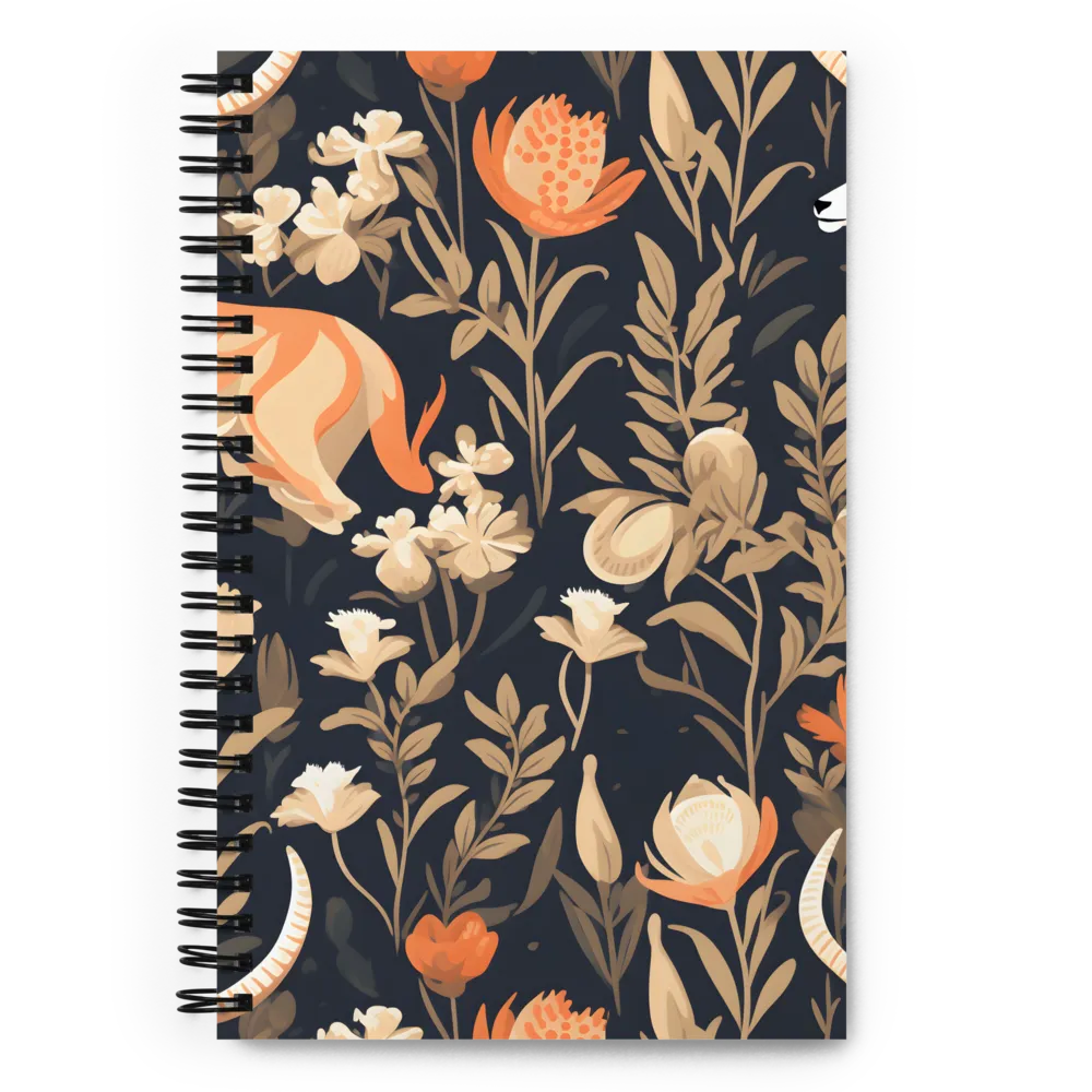 Floral Harmony: A Dance in the Dark