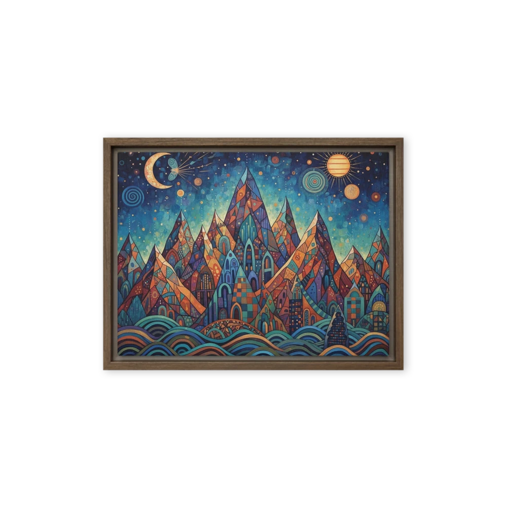 Celestial Mountainscape | Art Print