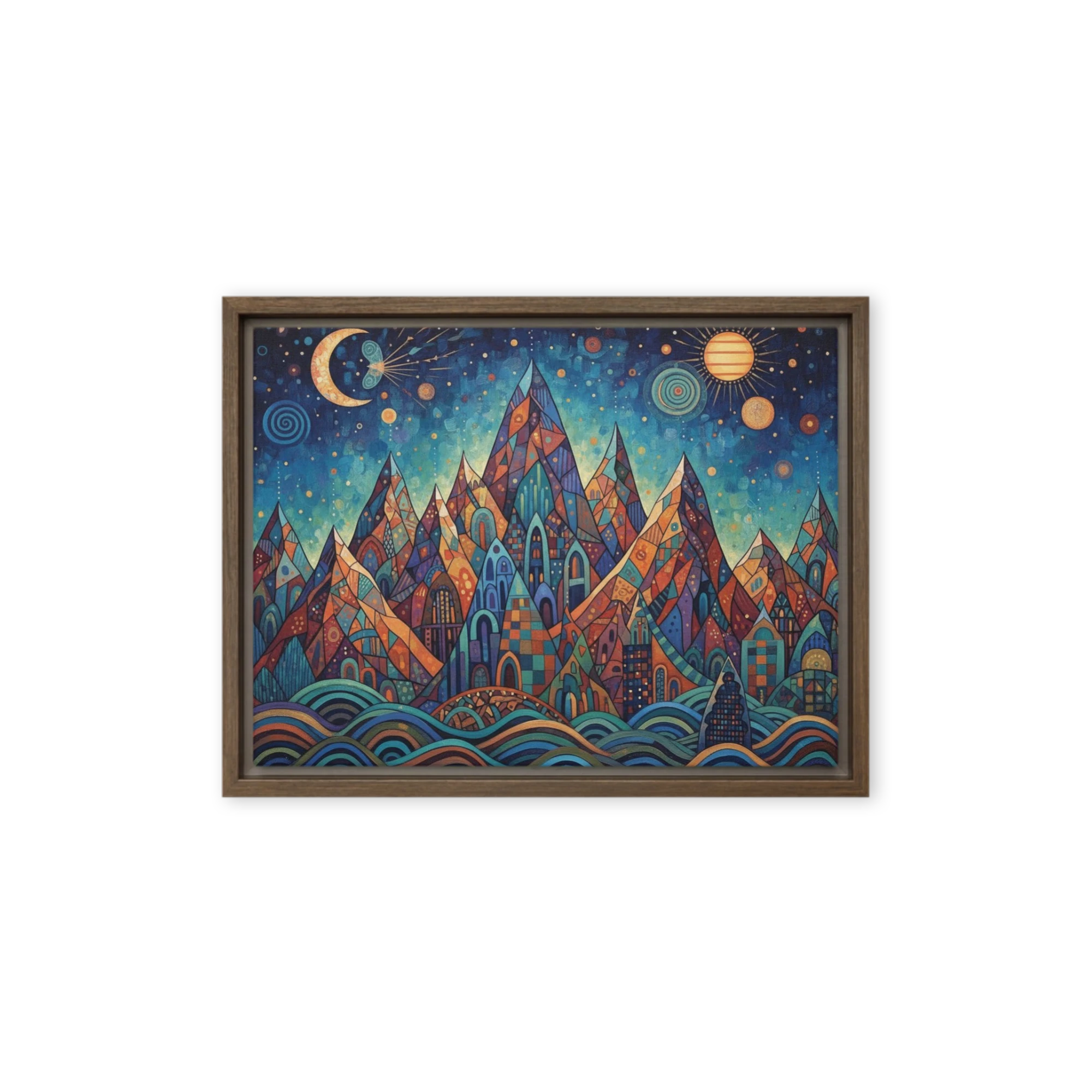Celestial Mountainscape | Art Print