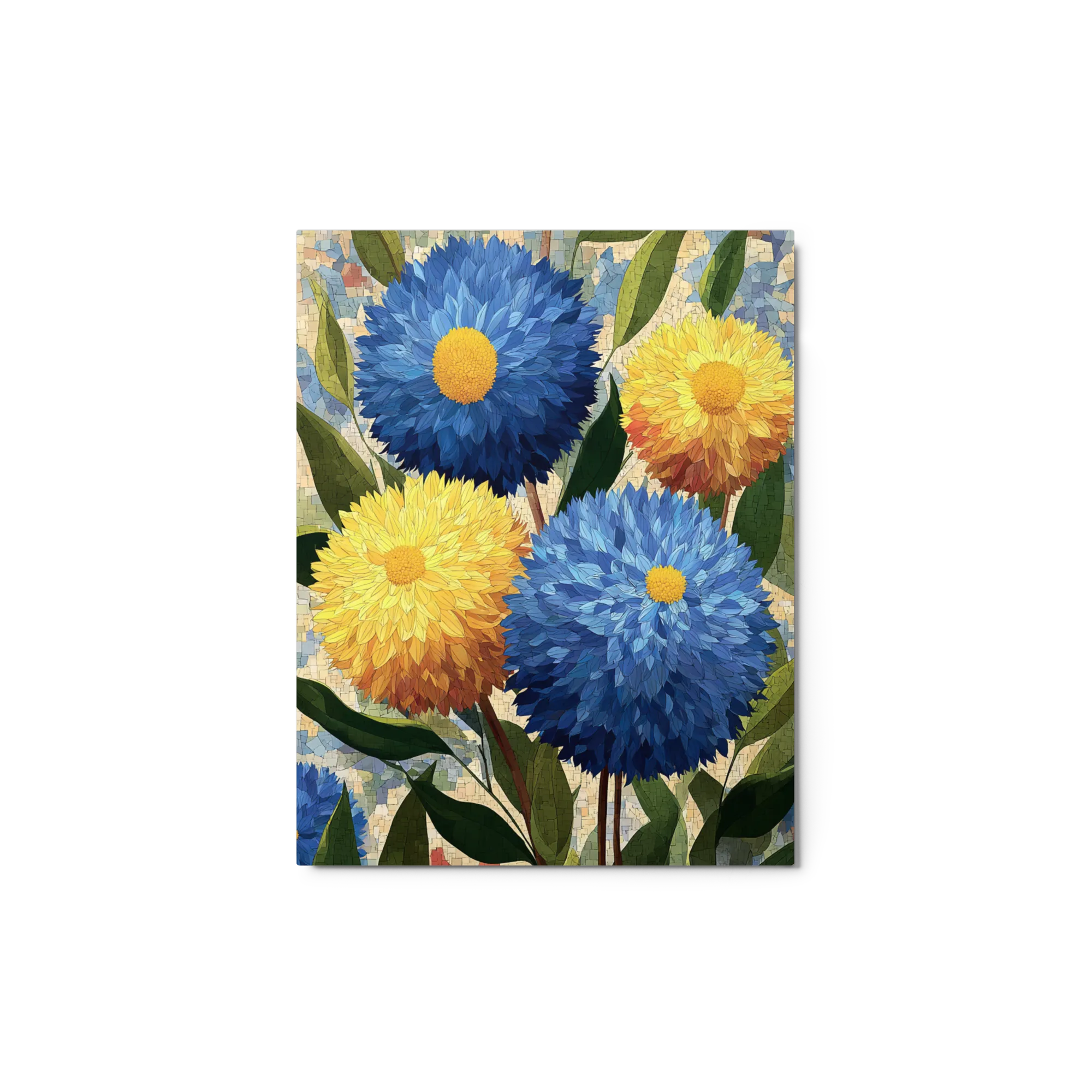 Mosaic Chrysanthemums