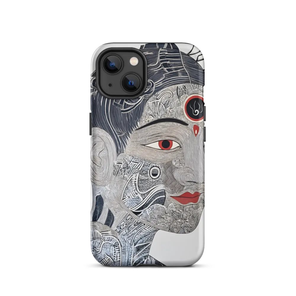 Modern Human Figure Portrait | Phone Case