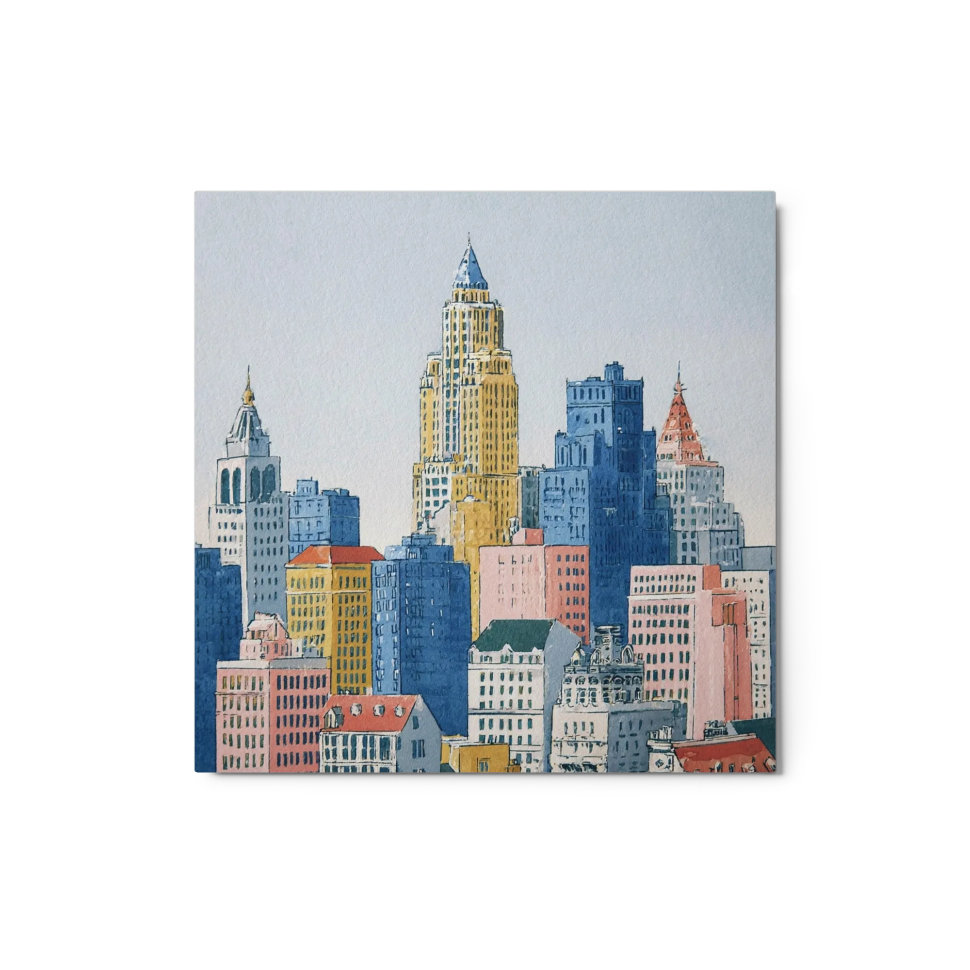 Urban Pastel Skyline