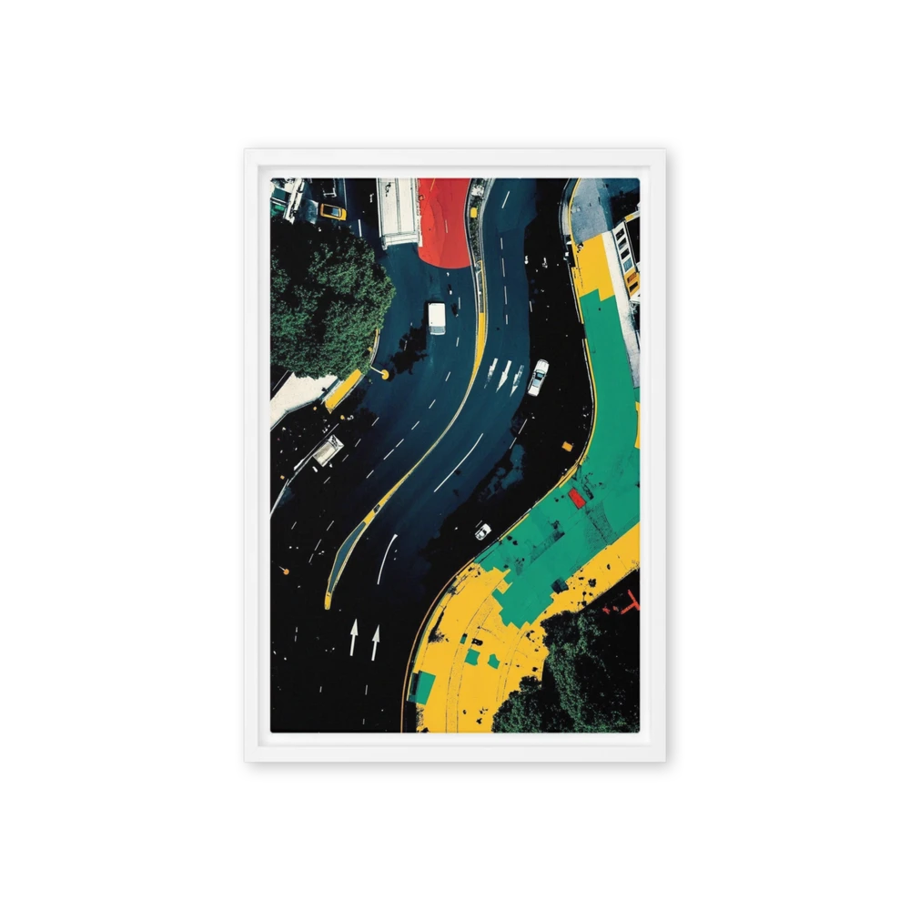 Chromatic City Grid | Art Print