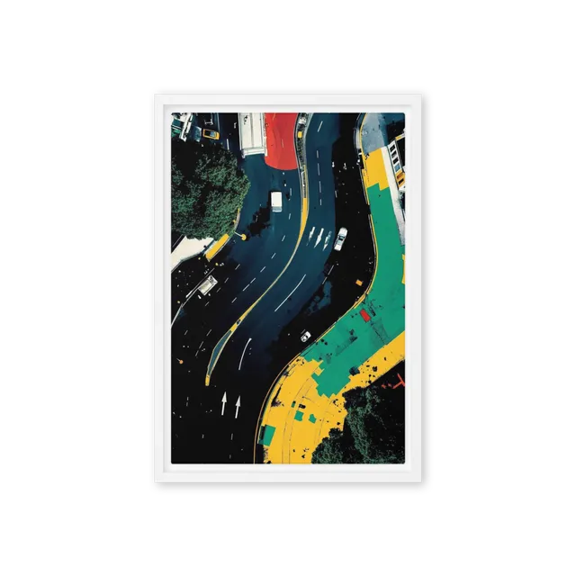 Chromatic City Grid | Art Print