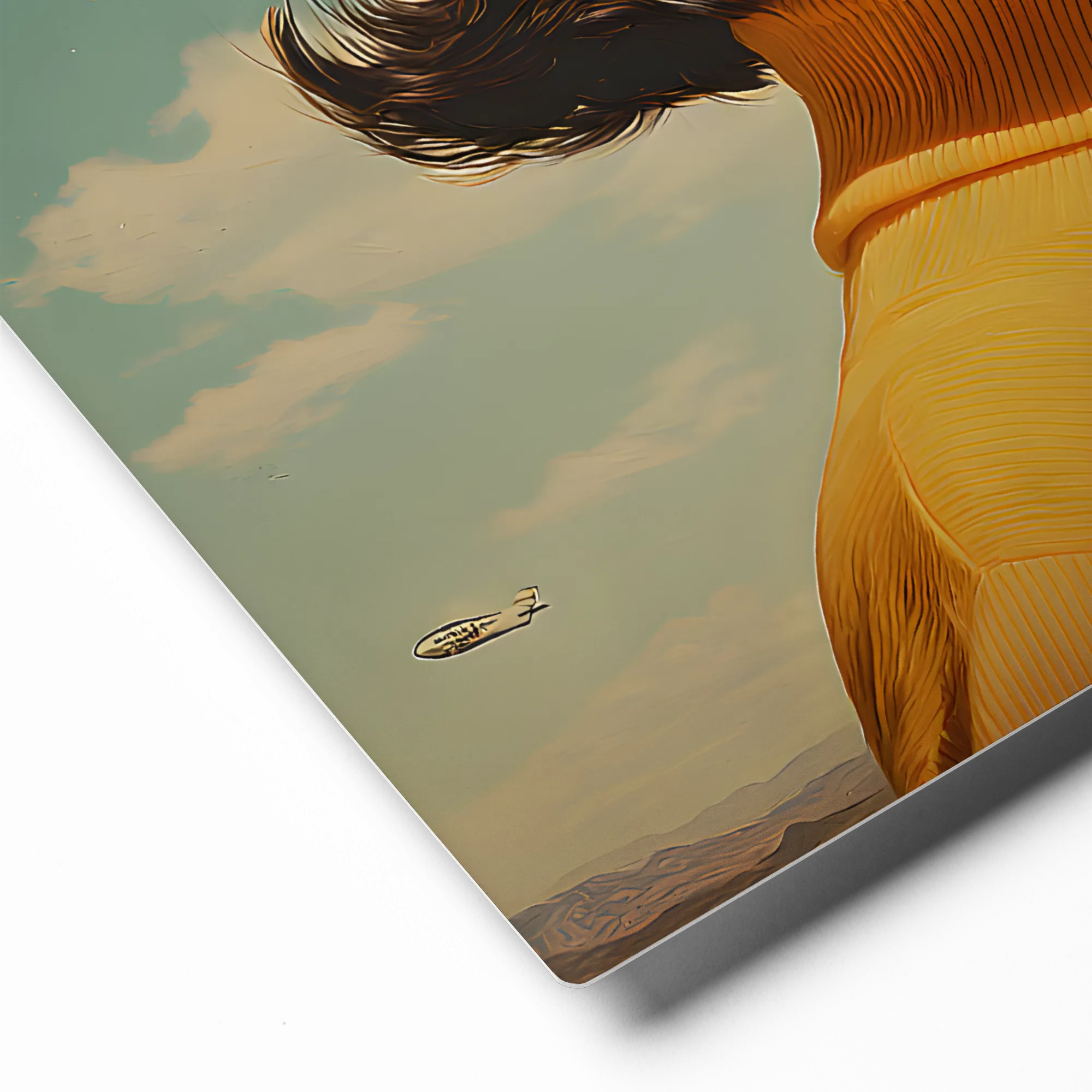 Aviator's Gaze 
 Canvas with Black Frame