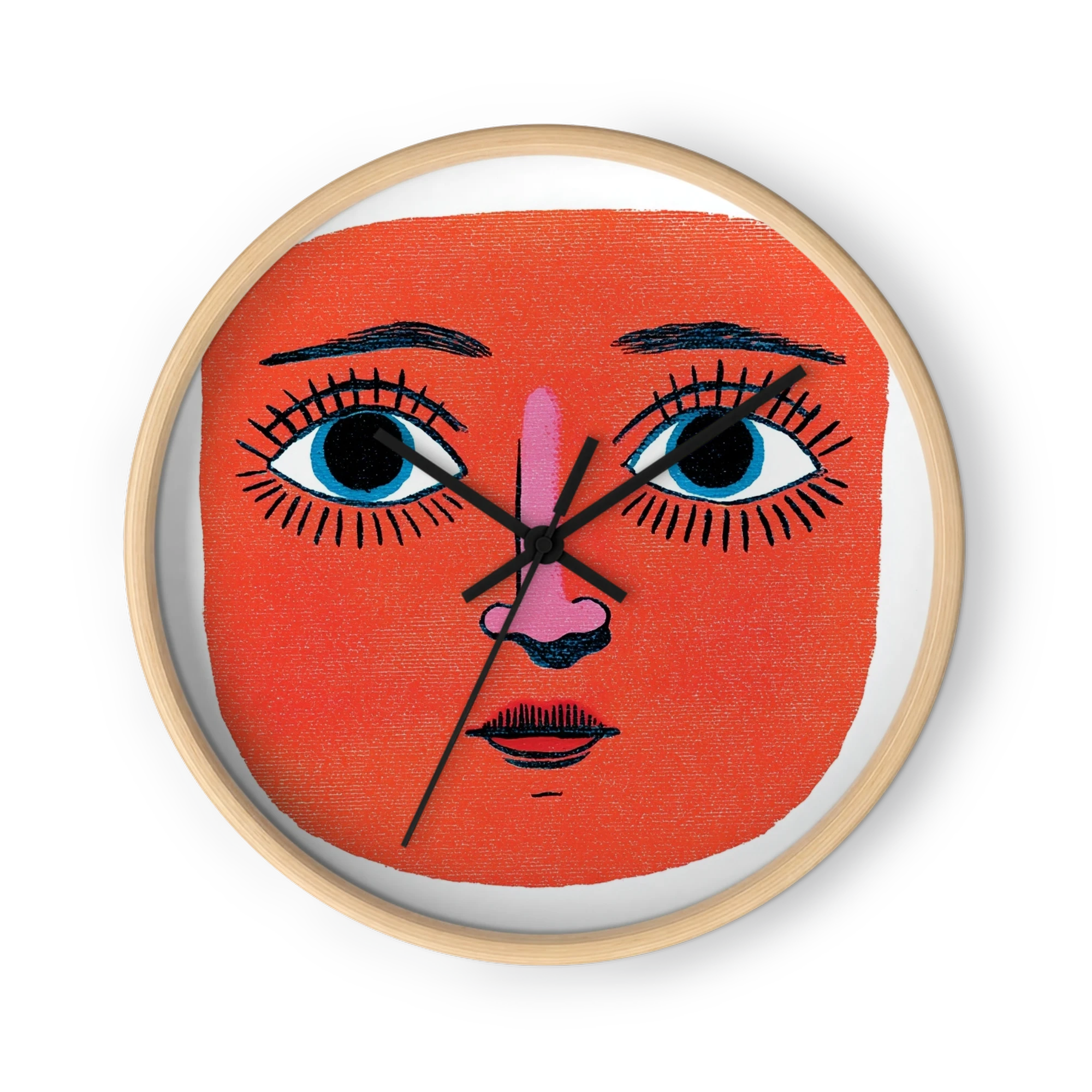 Red Stylized Face