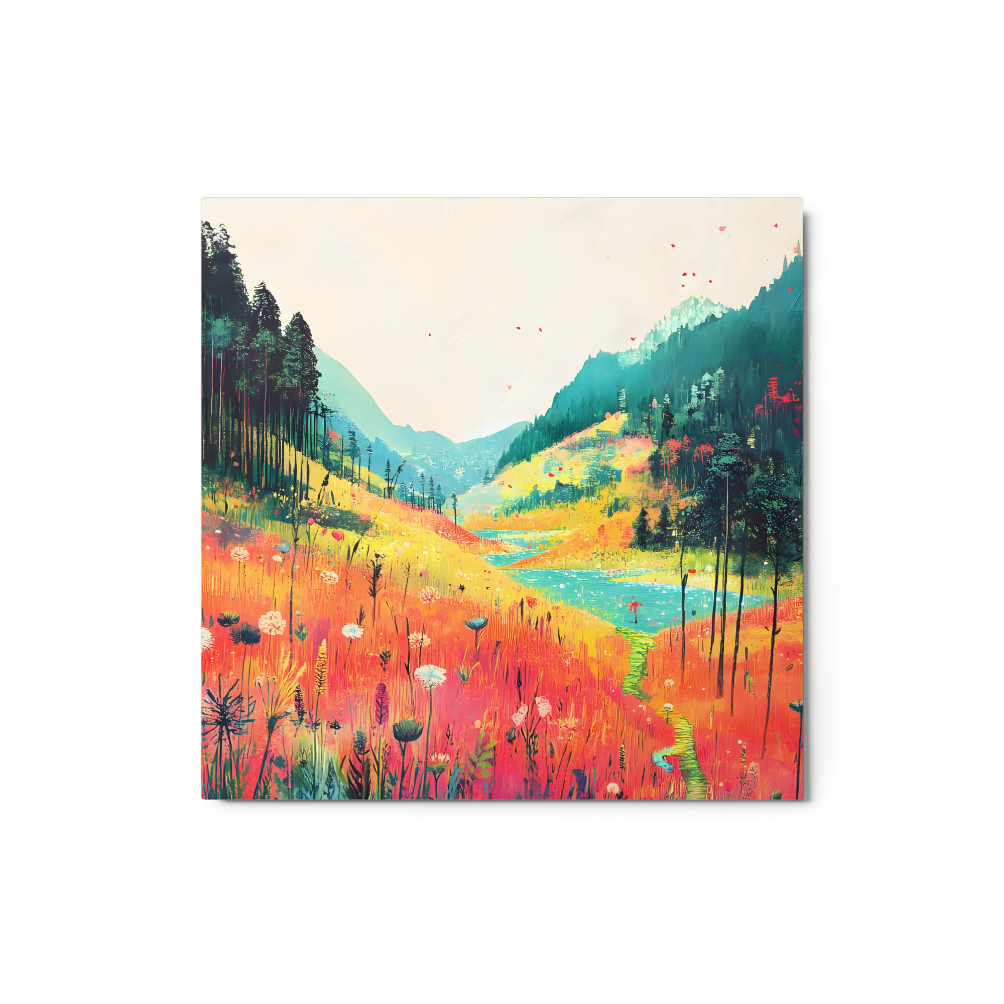 Vibrant Wildflower Valley