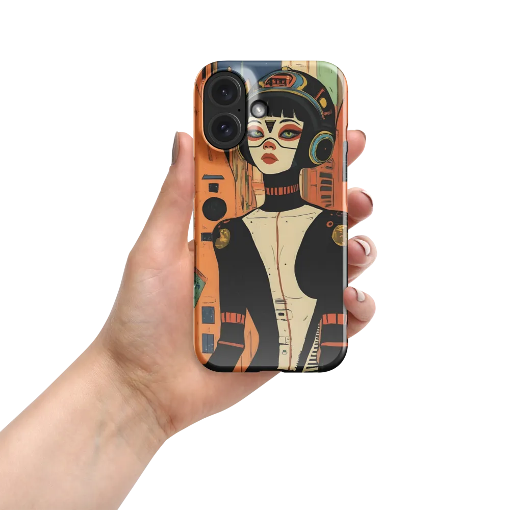 Neon Metropolis Sentinel 
 Samsung Galaxy S25 | Snap Case