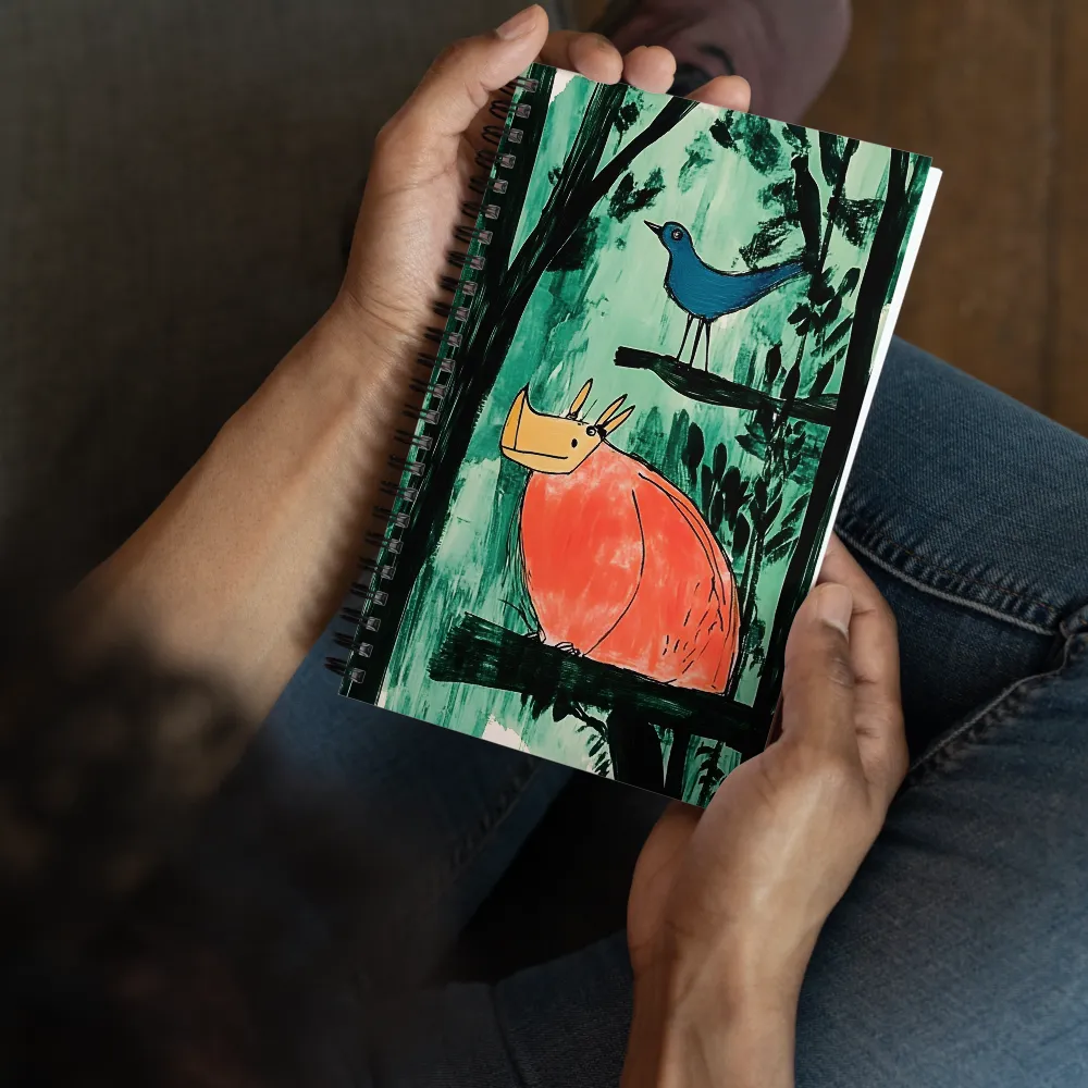 Forest Friends Whimsy 
 Spiral Notebook | 140 pages