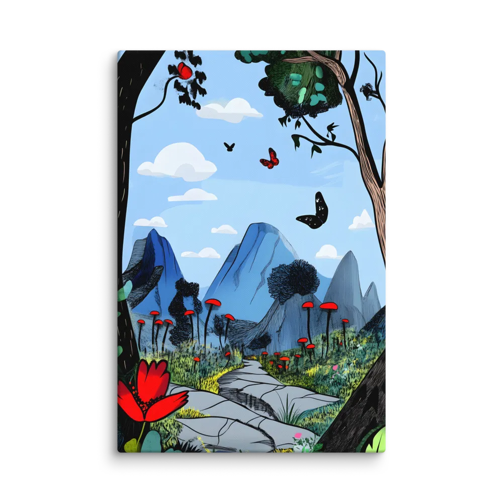 Enchanted Forest Path 
 Canvas | 32″x 48″