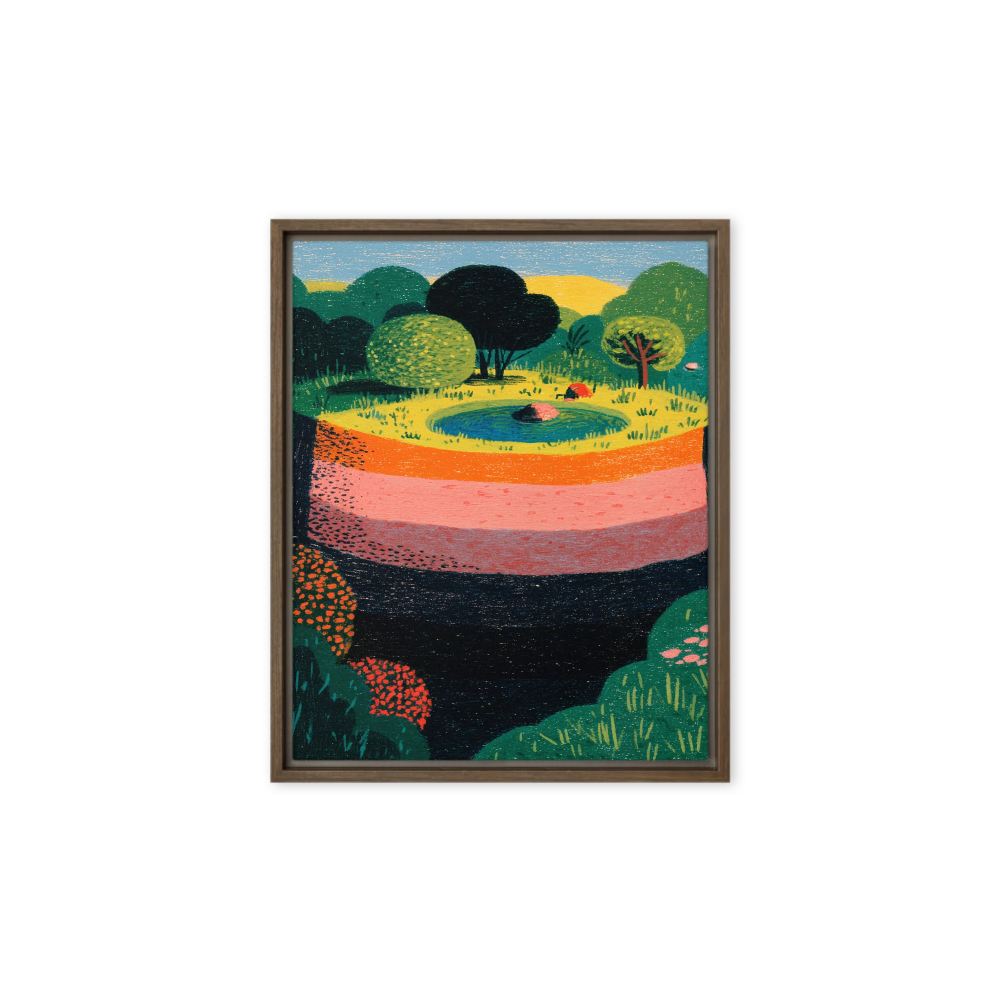 Whimsical Earth Layers