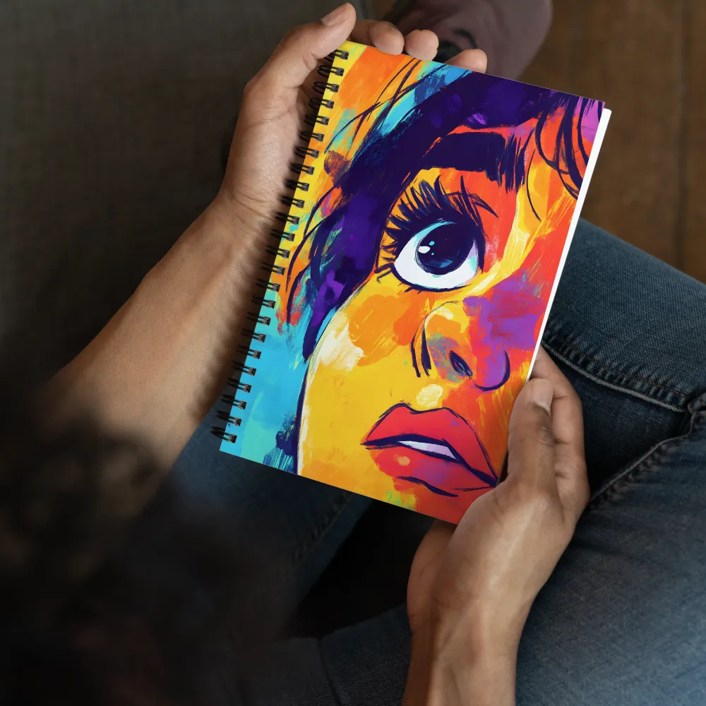 Vibrant Gaze 
 Spiral Notebook | 140 pages