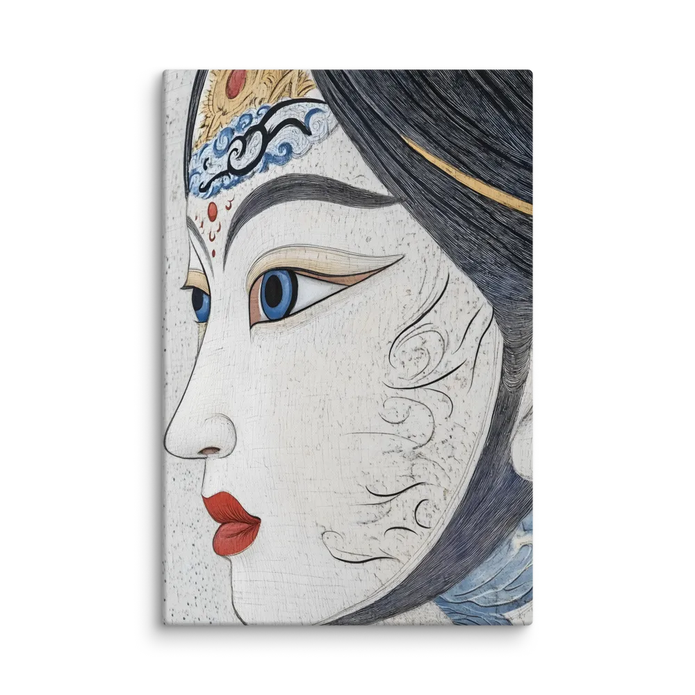 Enigmatic Mosaic Profile 
 Canvas | 20″x 28″