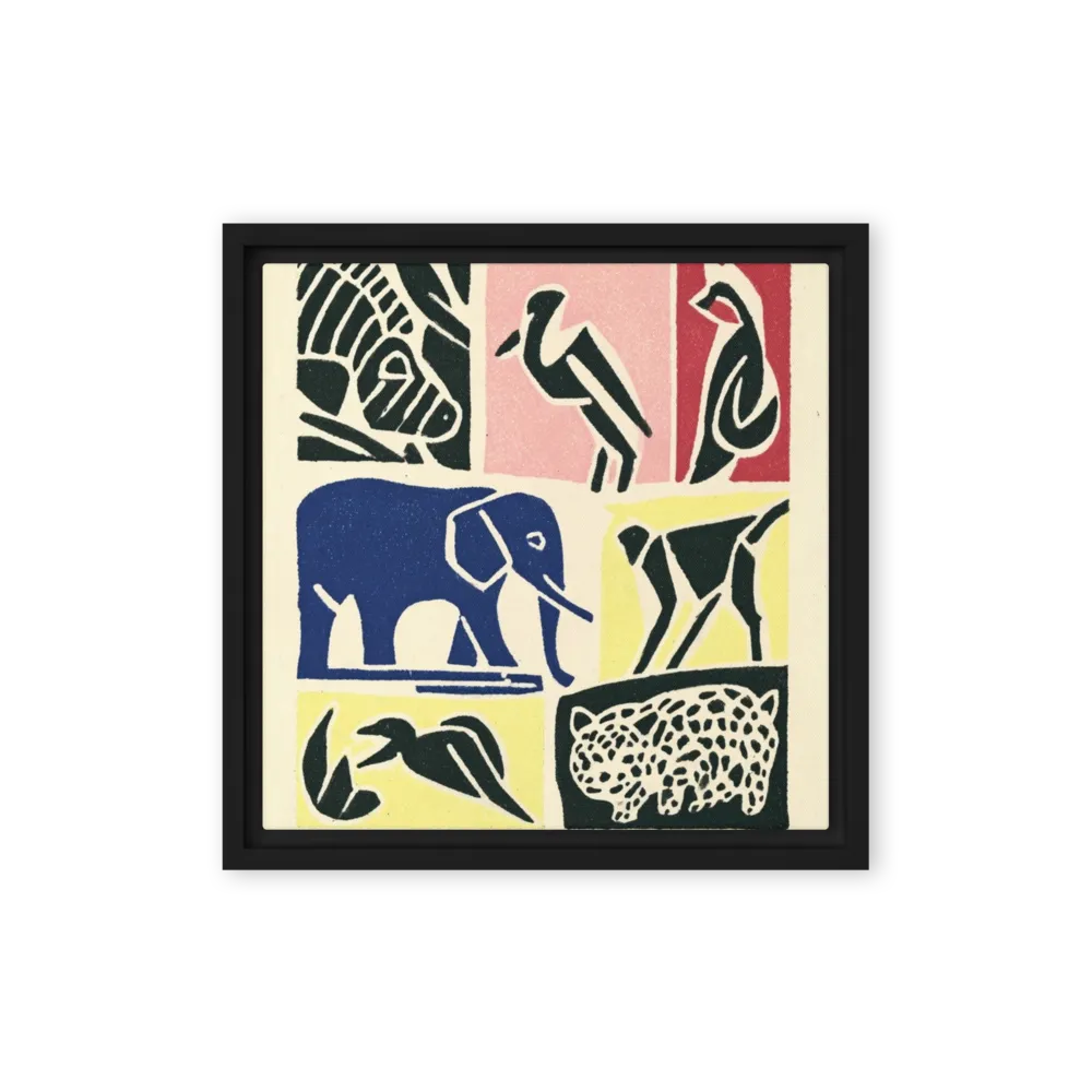 Jungle Menagerie 
 Canvas | 8″x 8″