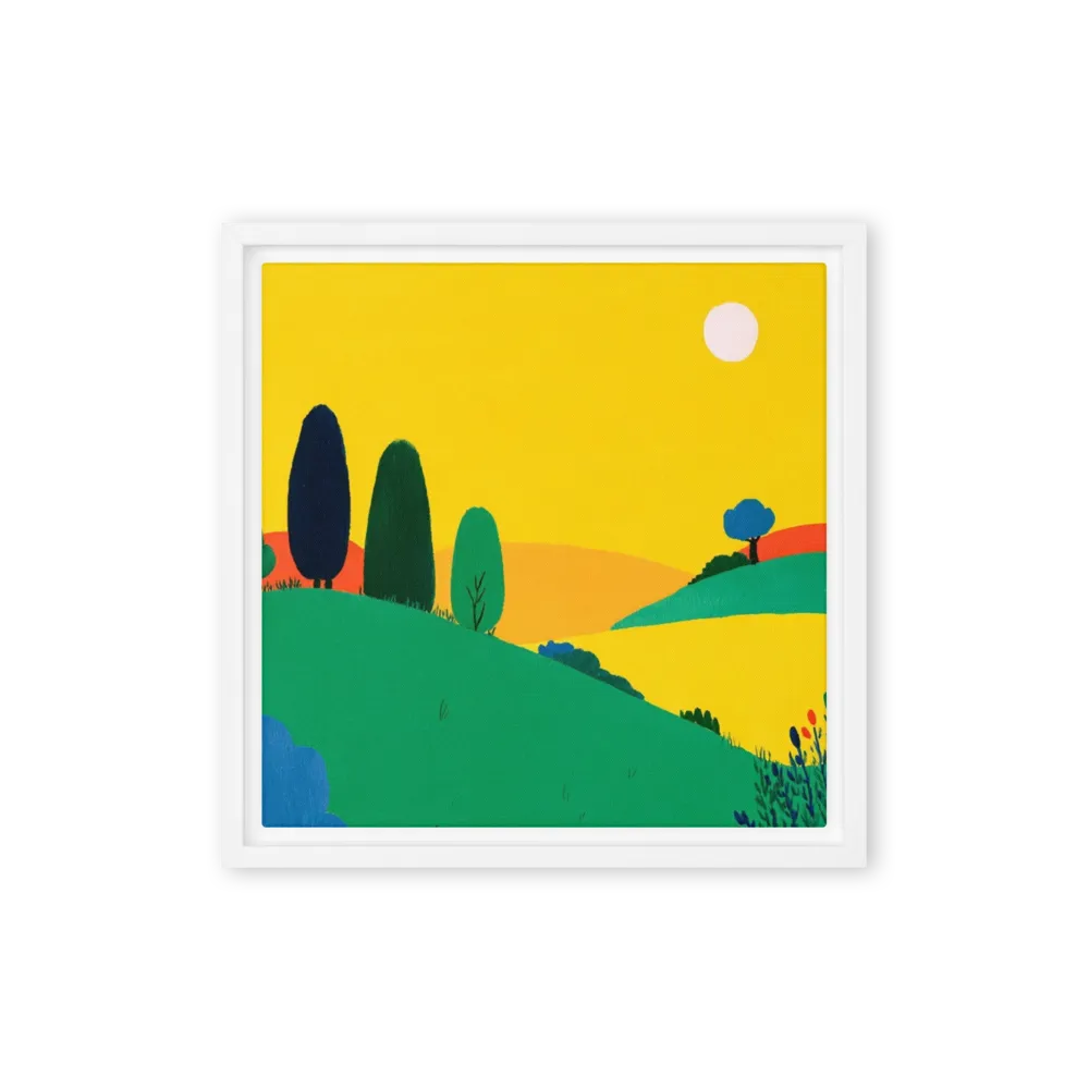Golden Hills Sunscape | Art Print