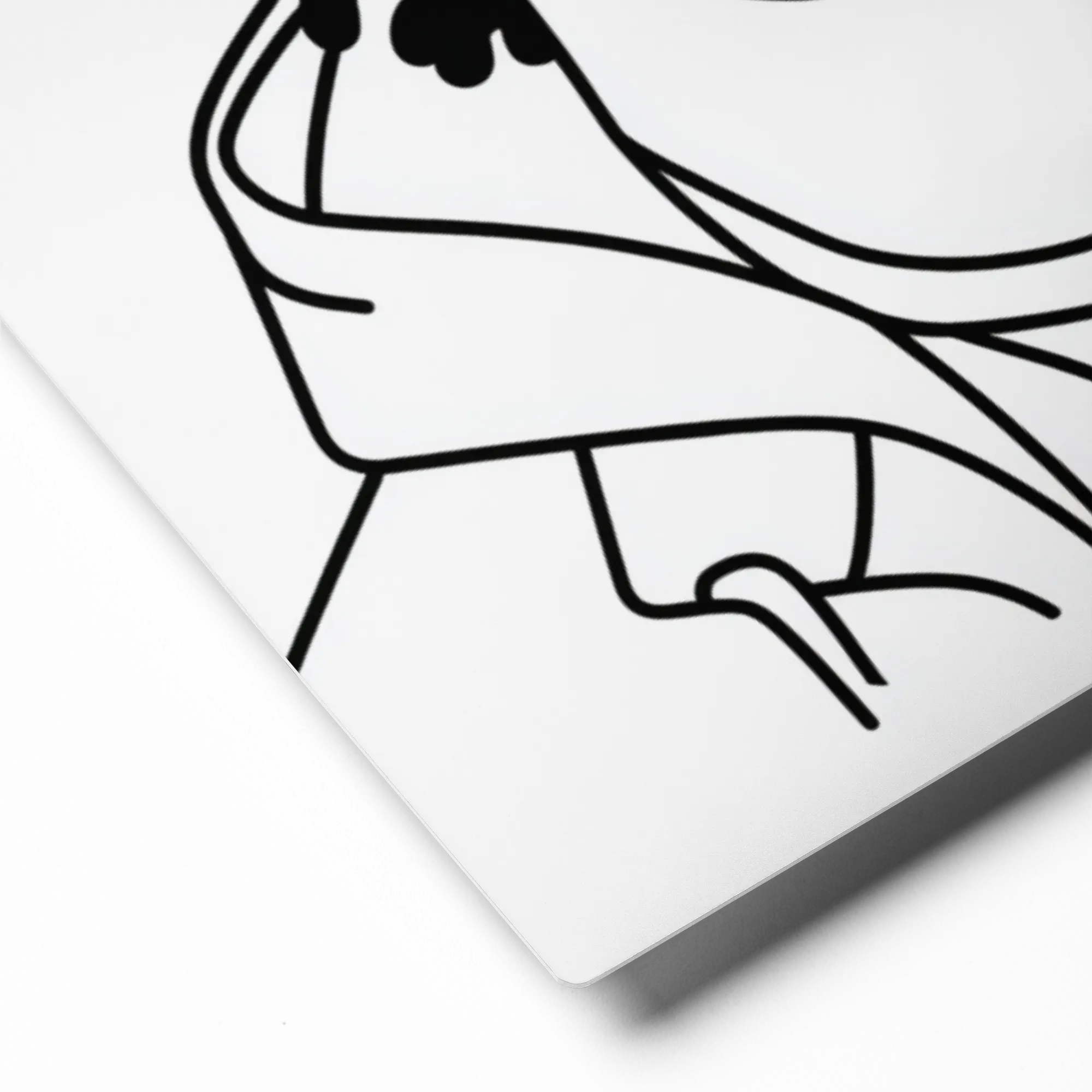 The Modern Thinker 
 Canvas | 6″x 6″