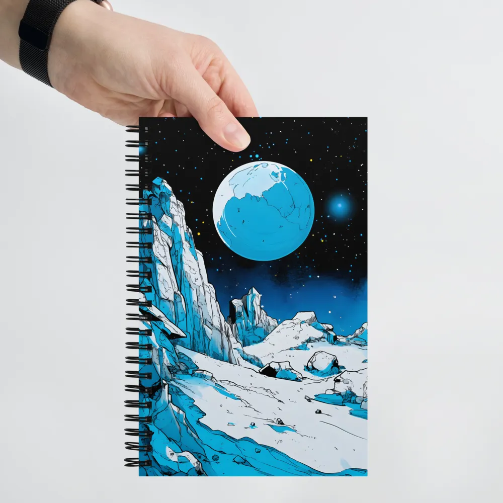Alien Ice World 
 Spiral Notebook | 140 pages