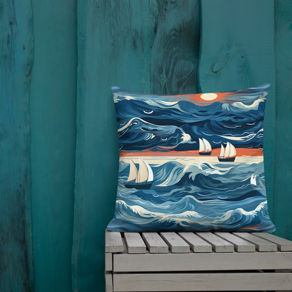 Ocean Whispers: A Voyage at Dusk