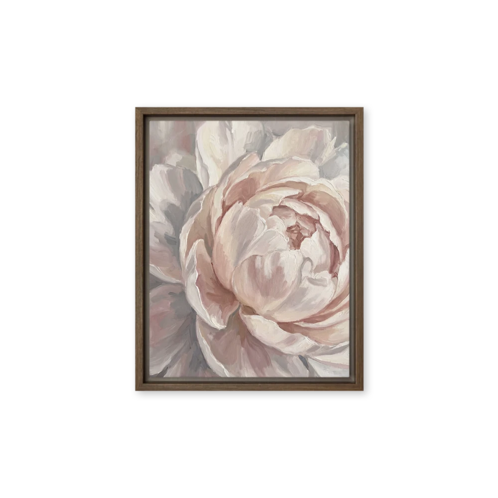 Blushing Peony Bloom | Art Print