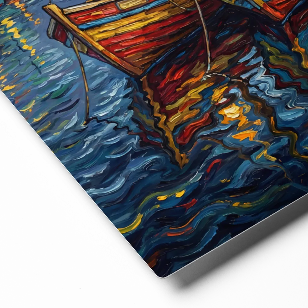 Starry Harbor Night | Art Print