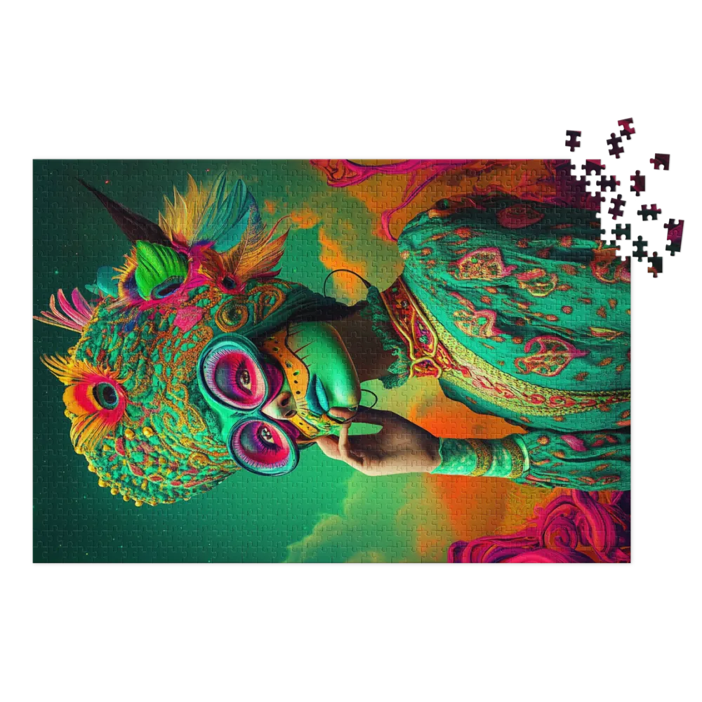 Surreal Portrait of Ornate Woman | Jigsaw Puzzle (252/520 pieces)