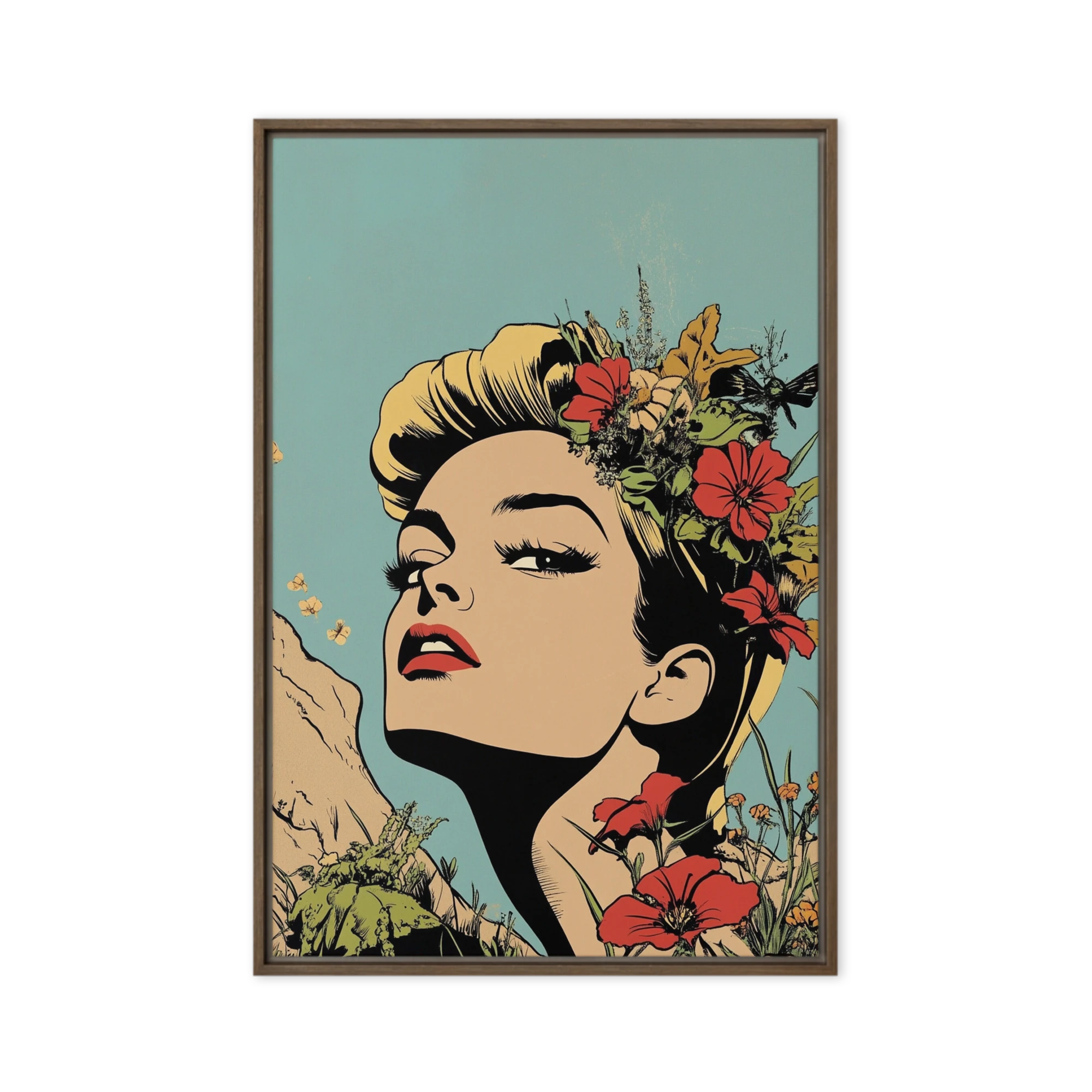 Floral Gaze | Art Print