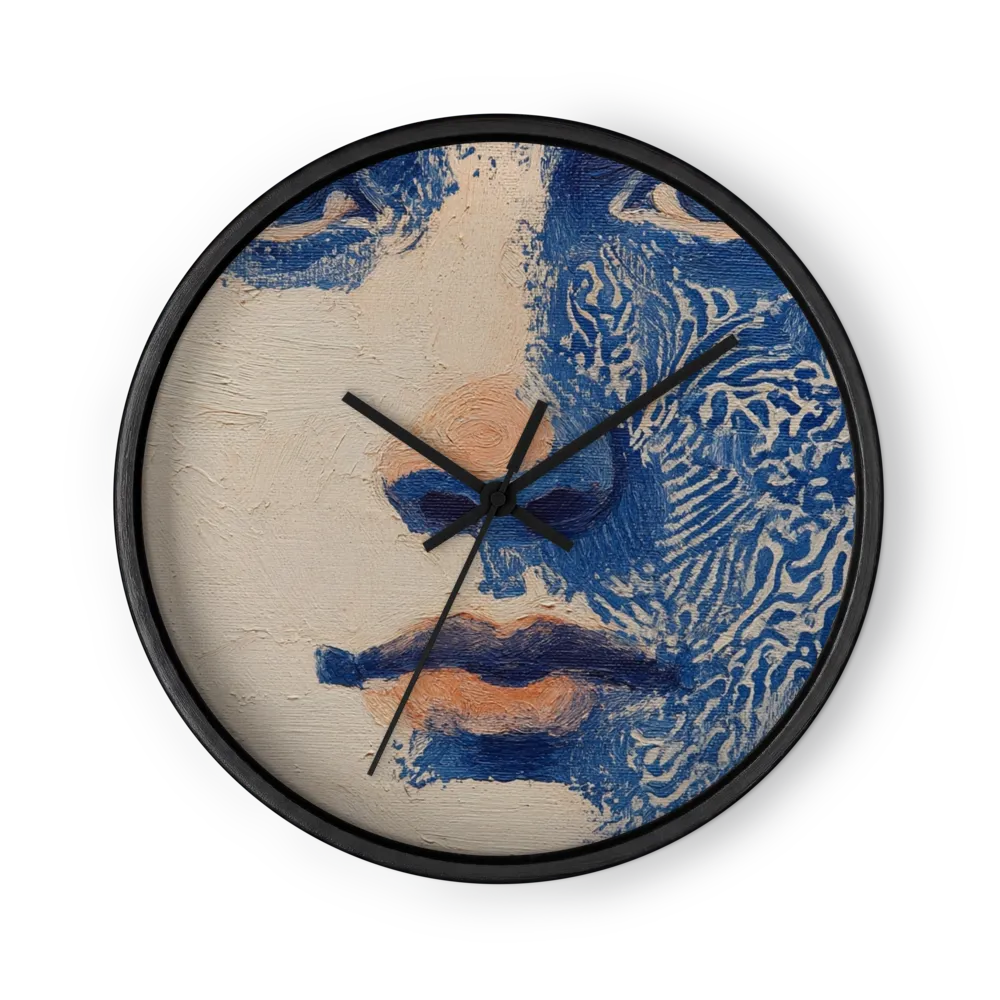 Cobalt Resonance | Wall Clock
