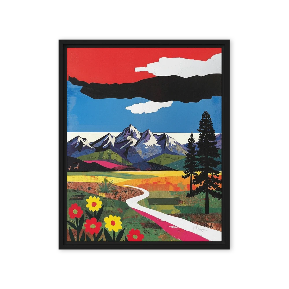 Vibrant Mountain Path | Art Print