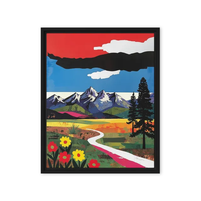 Vibrant Mountain Path | Art Print