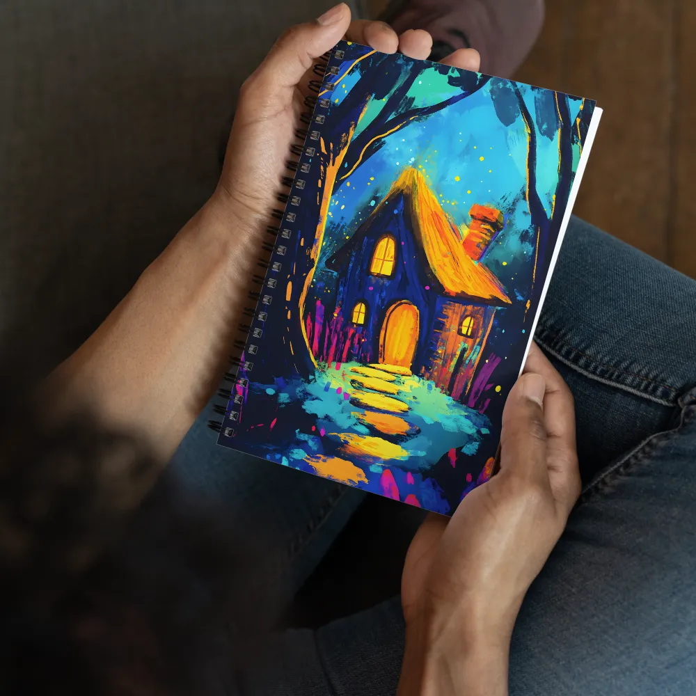 Enchanted Forest Dwelling 
 Spiral Notebook | 140 pages