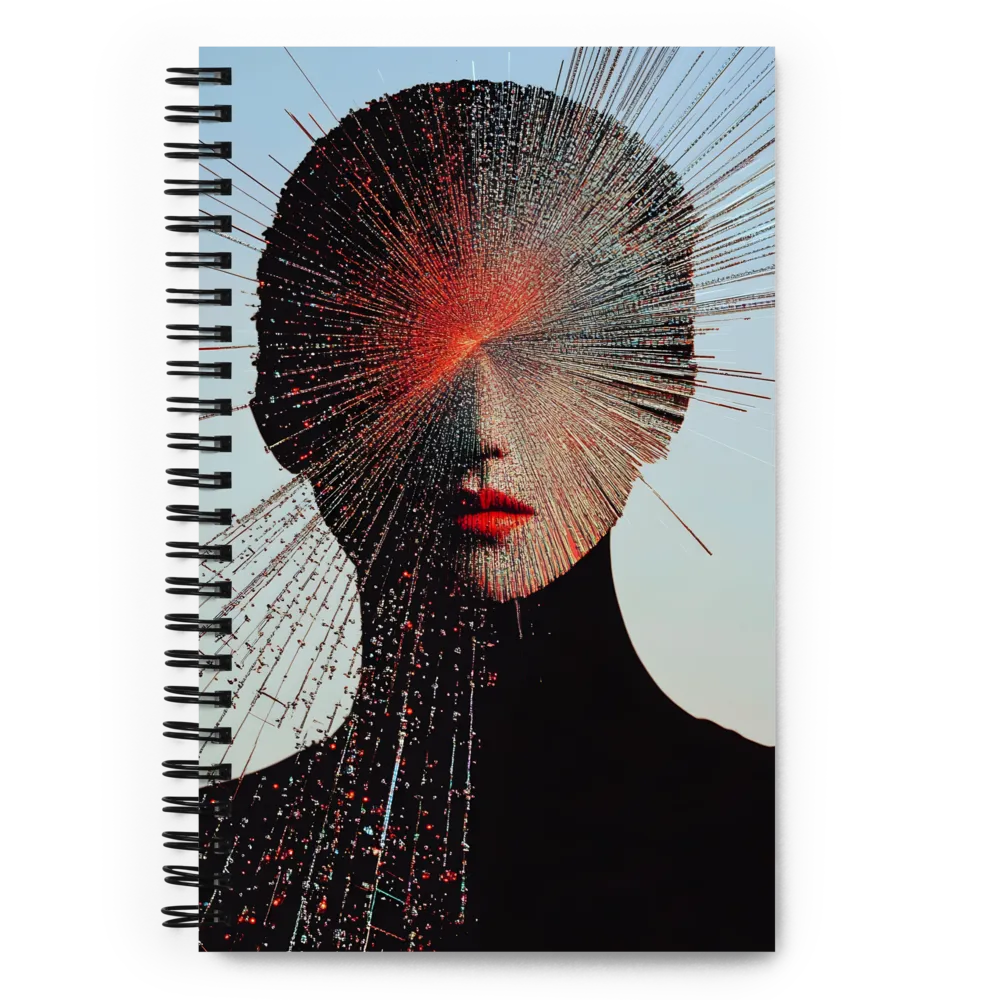 Digital Shattered Gaze 
 Spiral Notebook | 140 pages