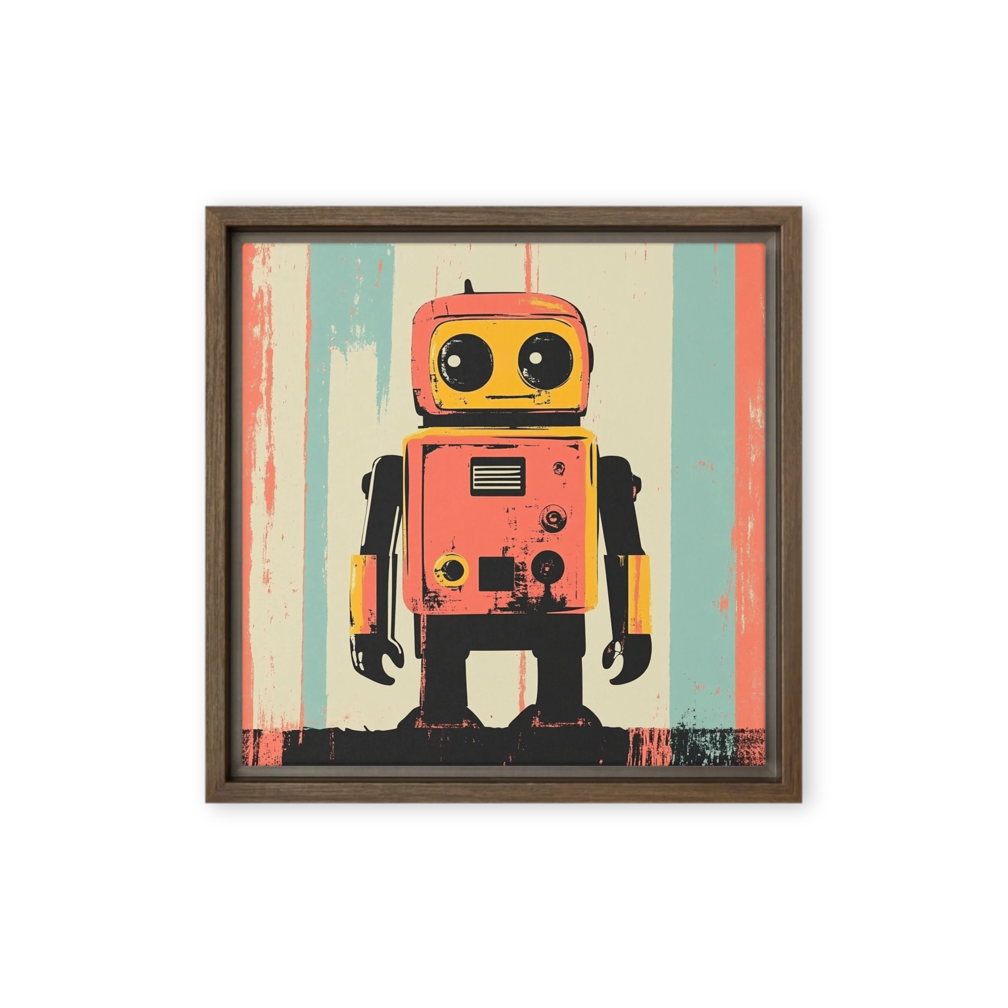 Retro Robot Illustration