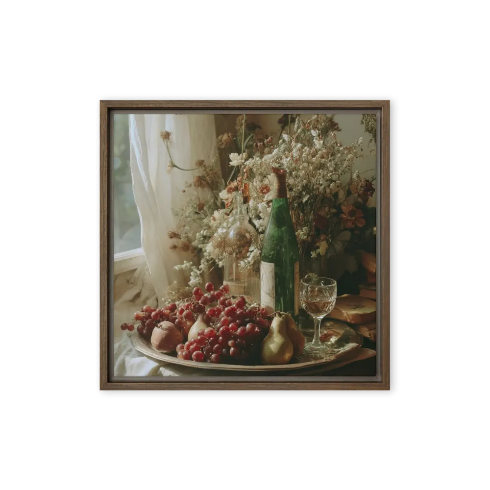 Still Life with Wine and Grapes | Art Print